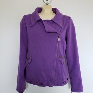 Tokidoki purple moto jacket